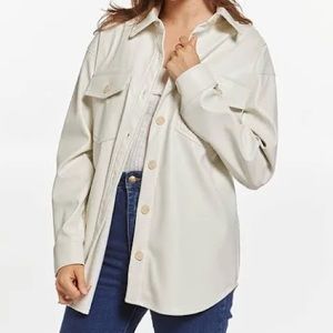 White leather jacket | NO LONGER SELLING